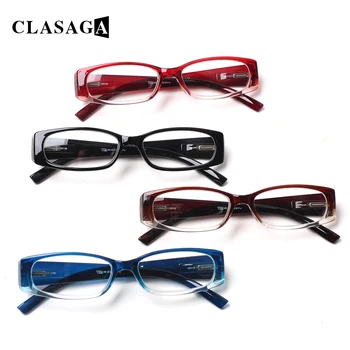 CLASAGA 4 Pack Lasīšanas Brilles Pavasara Eņģes Vīrieši Sievietes Paplašināta Tempļi Ērti HD Precription Lasītājs Brilles Diopter0~600