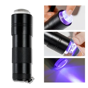 Mini UV Gēla Nagu Žāvētājs Portabe Lukturīti, Akrils UV Gel Nail Art Lampas Konservēšanas Mašīna LED Gaismas Sveķu Lampas Manikīra Instrumenti,